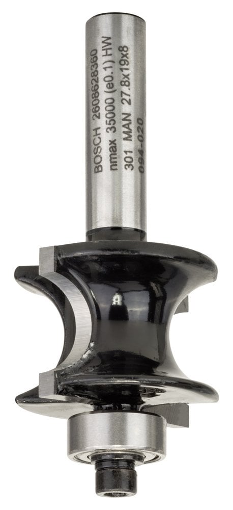 Bosch - Standard Series Wood Solid Metal Ball Bearing Half Rod Router 8*19*63 mm