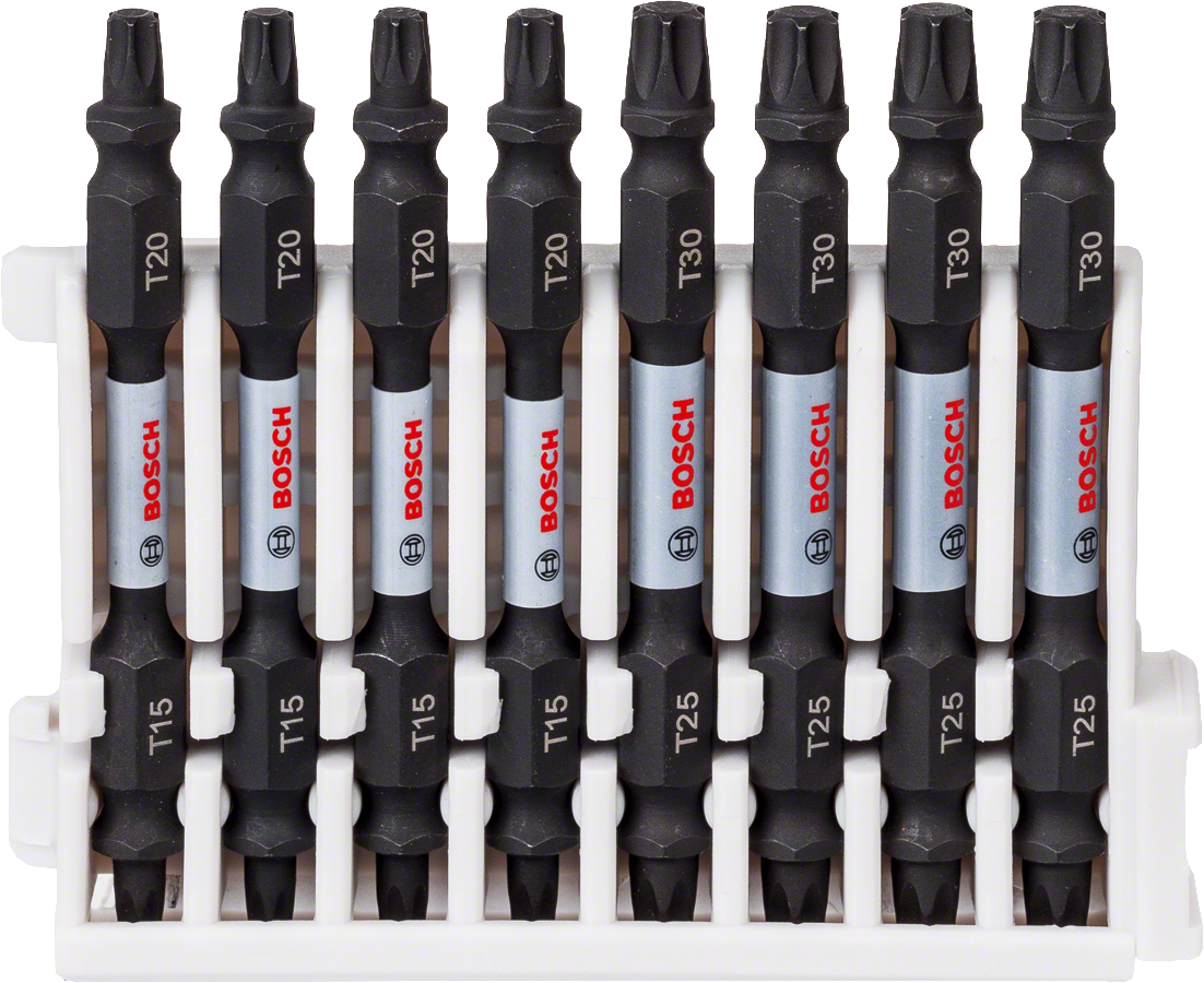 Bosch - Impact Control Series Double-Sided Screwdriver Bit 8pcs T15/20x4 T25/30x4 *65mm