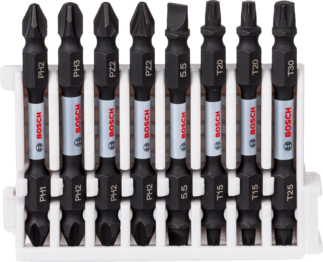 Bosch - Impact Control Series Double-Sided Screwdriver Bit Set of 8 *65mm