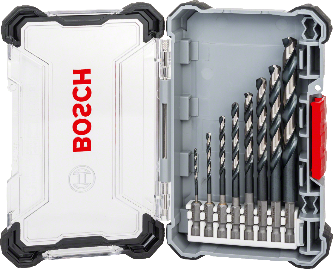 Bosch - Impact Control Series HSS Metal Drill Bit Set of 8