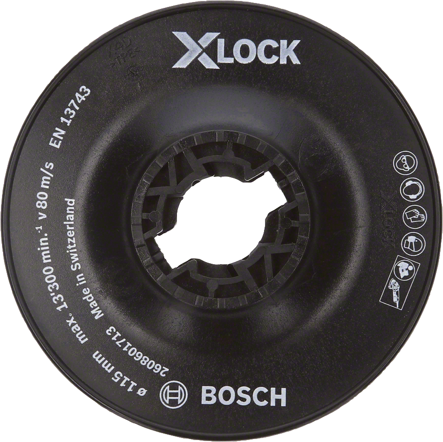 Bosch - X-LOCK - 115 mm Fiber Disk Sert Taban