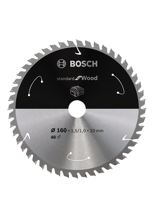 Bosch - Standard for Series Cordless Circular Saw Blade for Wood 160*20 mm 48 Teeth