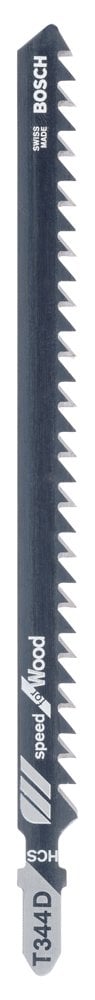 Bosch - Fast Cutting Series T 344 D Jigsaw Blade for Wood - Pack of 5