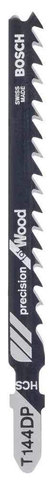 Bosch - Precision Cutting Series T 144 DP Jigsaw Blade for Wood - Pack of 25