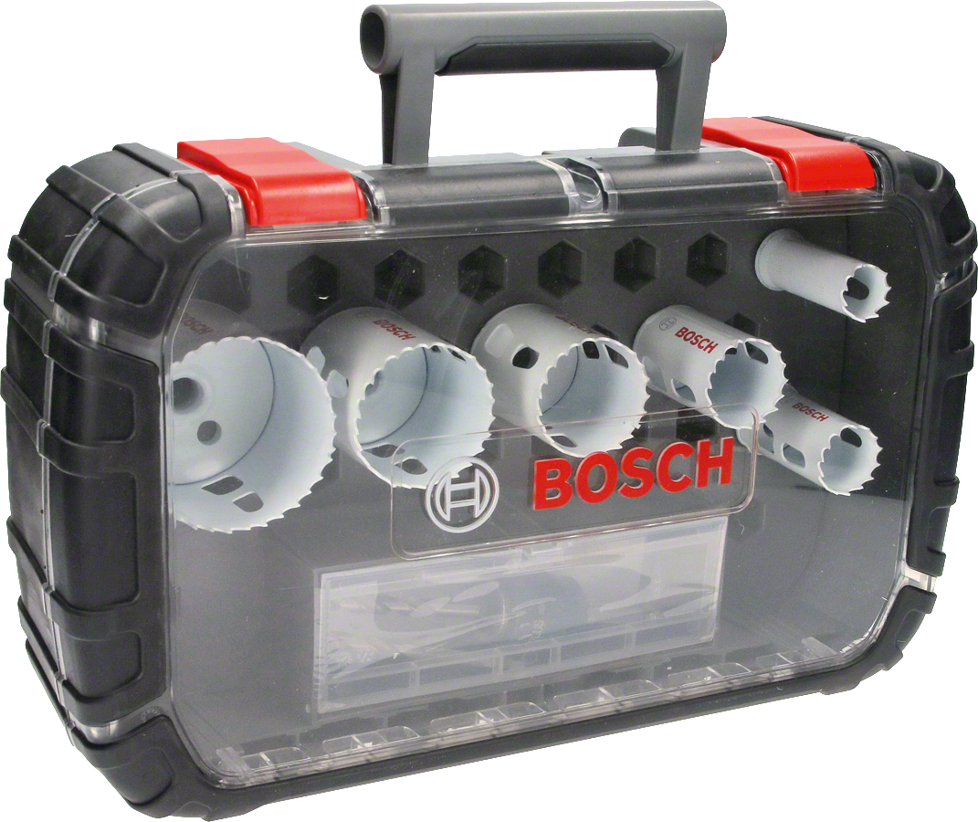 Bosch - New Progressor Series Hole Saw (Punch) Set 9 Pieces Ø 22-29-35-44-51-64 mm