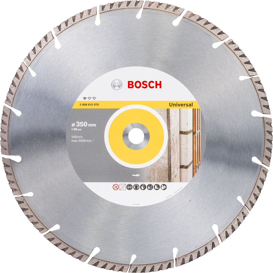 Bosch - Standard Seri Genel Yapı Malzemeleri ve Metal İçin Elmas Kesme Diski 350*20 mm