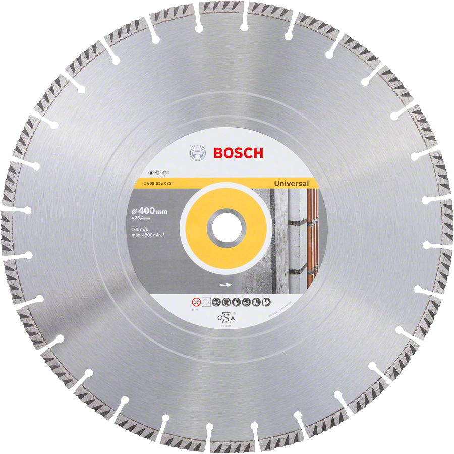 Bosch - Standard Seri Genel Yapı Malzemeleri ve Metal İçin Elmas Kesme Diski 400*25,4 mm