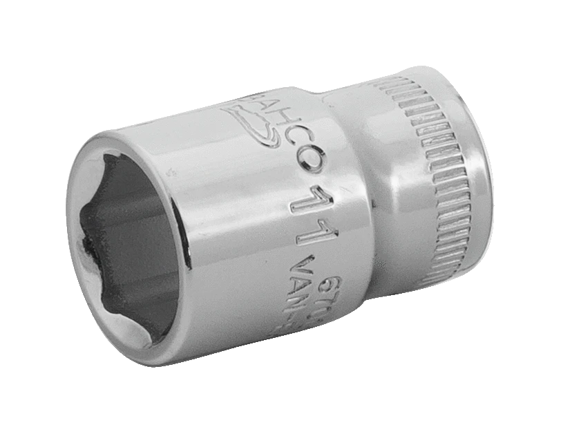 Havasis A.Ş. Bahco Standart lokmalar, metrik 1/4”. Altıgen, metrik ölçülerde  6700SM-8