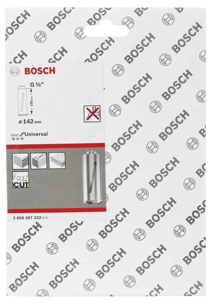 Bosch - Best Serisi G 1/2'' Girişli Kuru Karot Ucu 142*150 mm