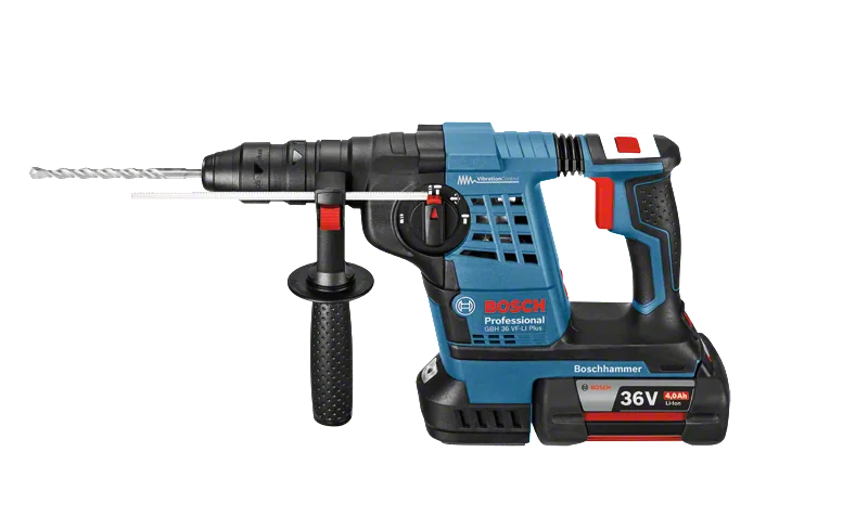 Bosch Professional GBH 36 V-LI Plus 4 Ah Çift Akülü Kırıcı/Delici - L-boxx Çantalı