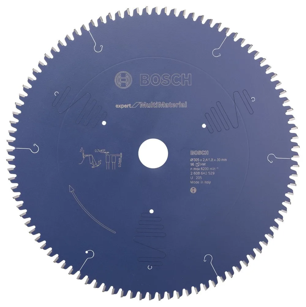 Bosch - Expert Serisi Çoklu Malzeme için Daire Testere Bıçağı 305*30 mm 96 Diş