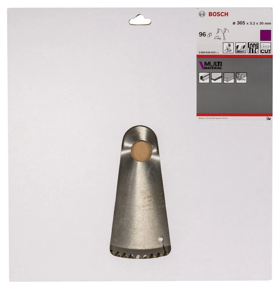 Bosch - Standard for Serisi Çoklu Malzeme için Daire Testere Bıçağı 305*30 mm 96 Diş