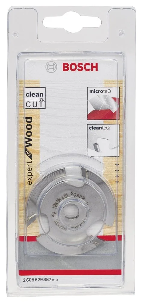 Bosch - Expert Serisi Ahşap İçin Üç Bıçaklı, Sert Metal Diskli Kanal Freze 8*50,8*4 mm