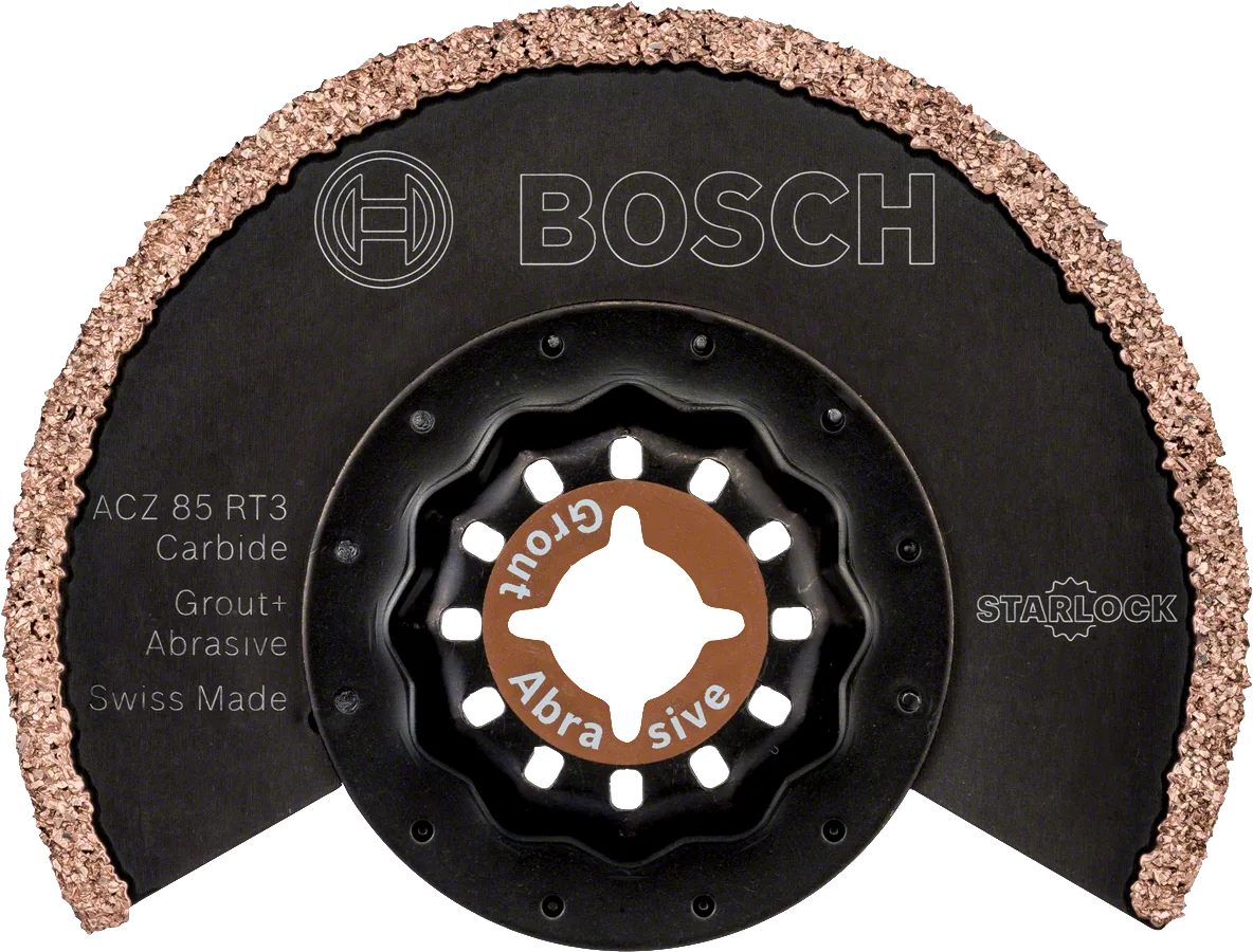 Bosch - Starlock - ACZ 85 RT3 - Carbide RIFF Zımpara Uçlu Segman Testere Bıçağı 30 Kum Kalınlığı 1'li