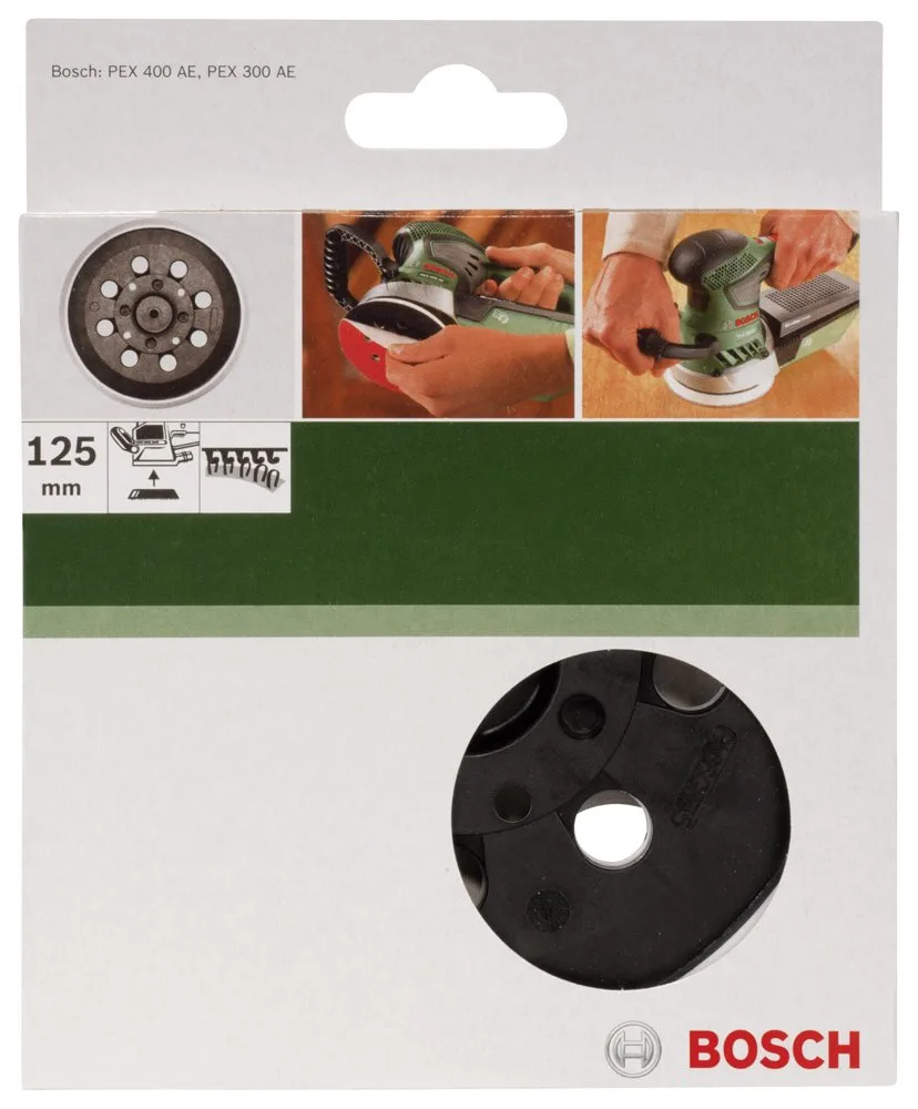 Bosch - 125 mm Zımpara Tabanı Orta Sertlikte (PEX)