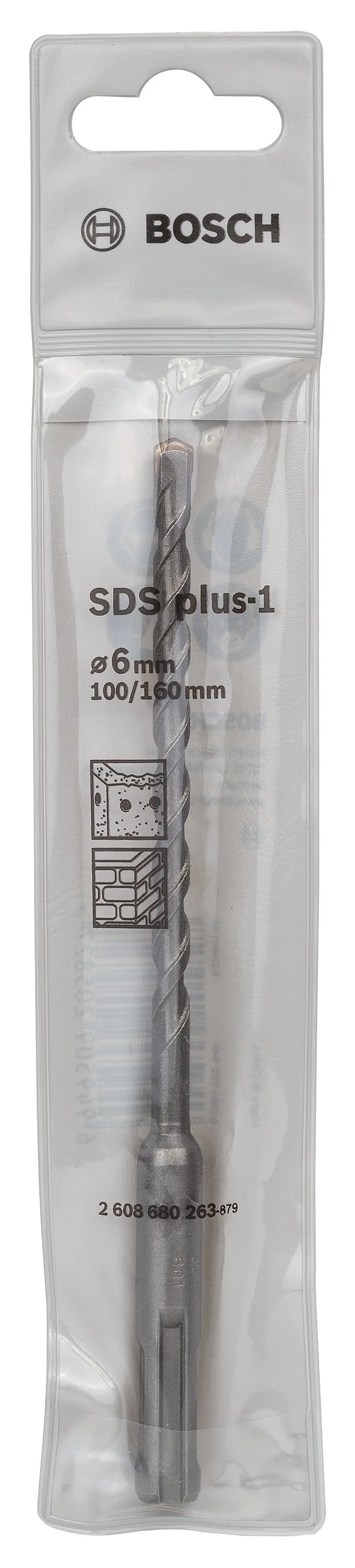 Bosch - Plus-1 Serisi, SDS-plus Kırıcı Delici Matkap Ucu 6*160 mm
