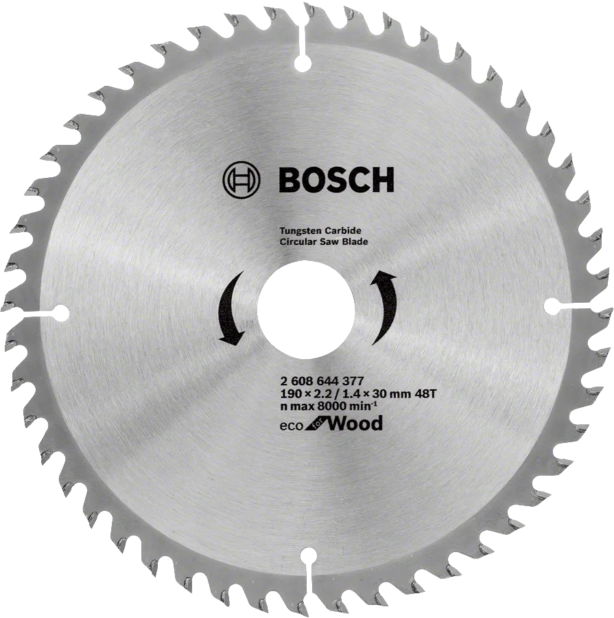 Bosch - Optiline Eco Serisi Ahşap için Daire Testere Bıçağı 190*30 mm 48 Diş