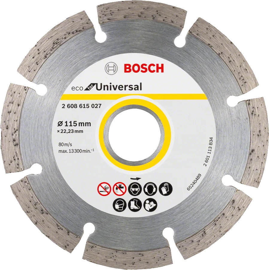 Bosch - Ekonomik Seri Genel Yapı Malzemeleri İçin Elmas Kesme Diski 115 mm