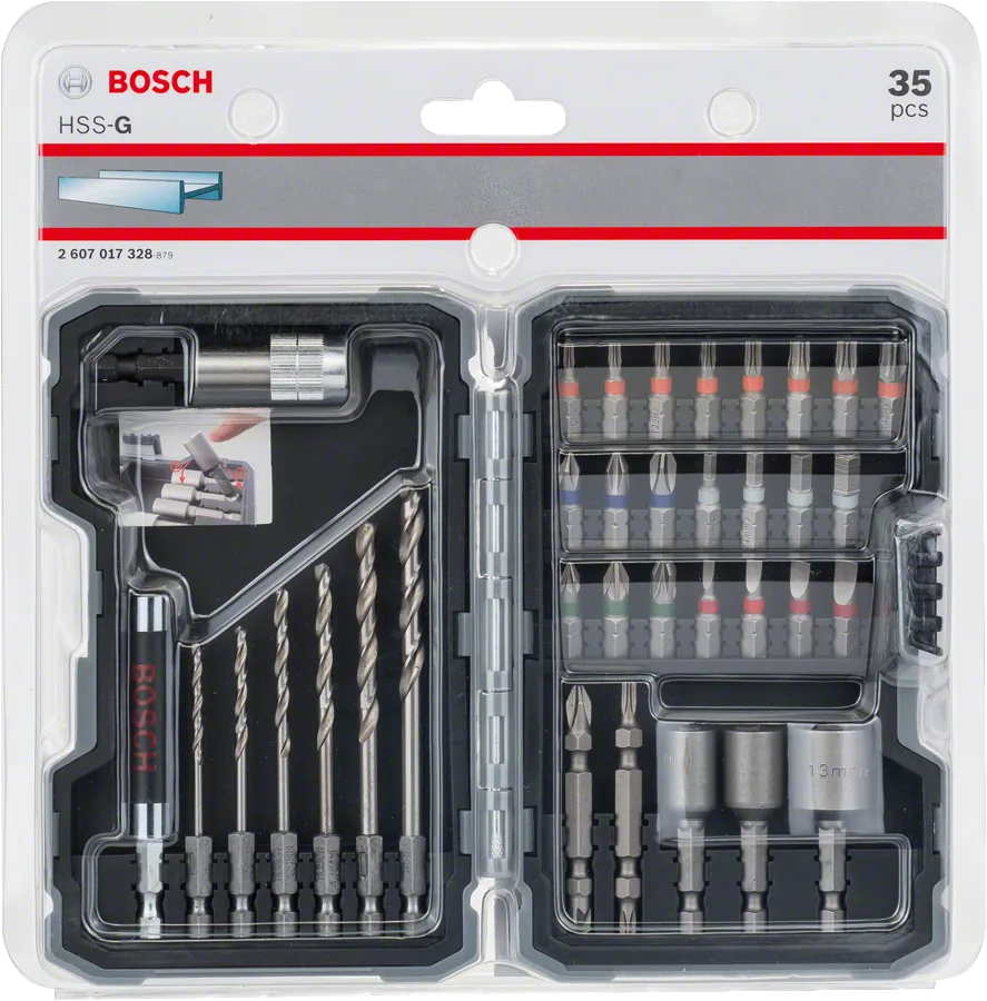 Bosch - Profesyonel 35 Parça Metal için Delme ve Vidalama Seti