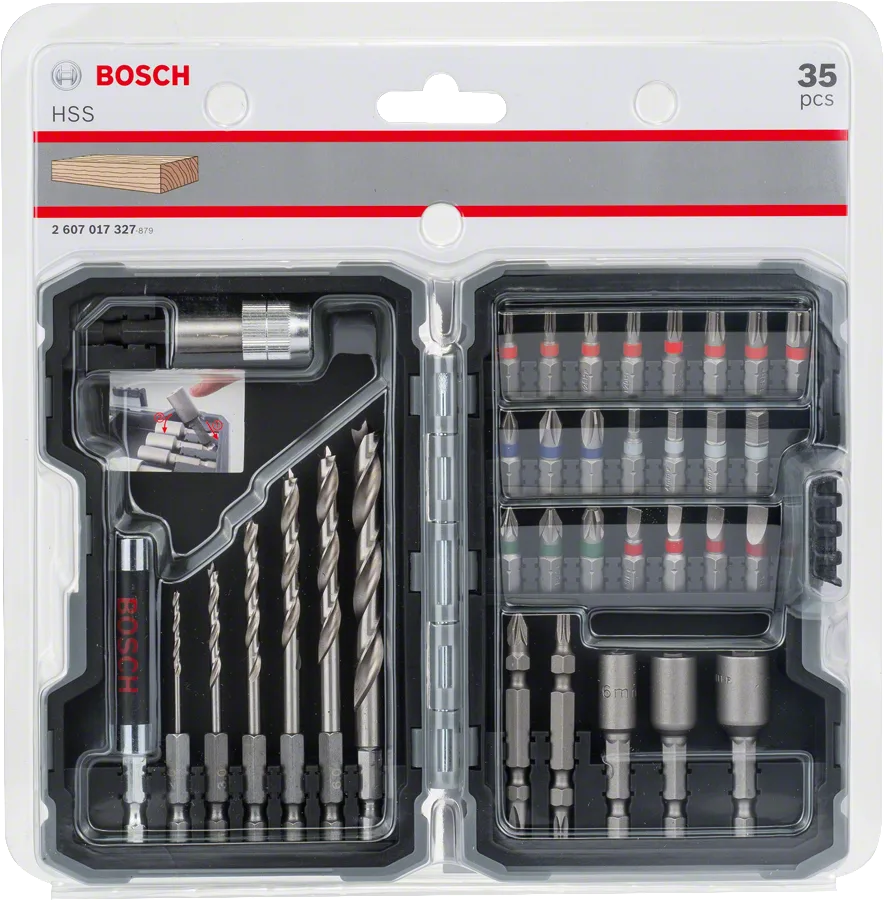 Bosch - Profesyonel 35 Parça Ahşap için Delme ve Vidalama Seti