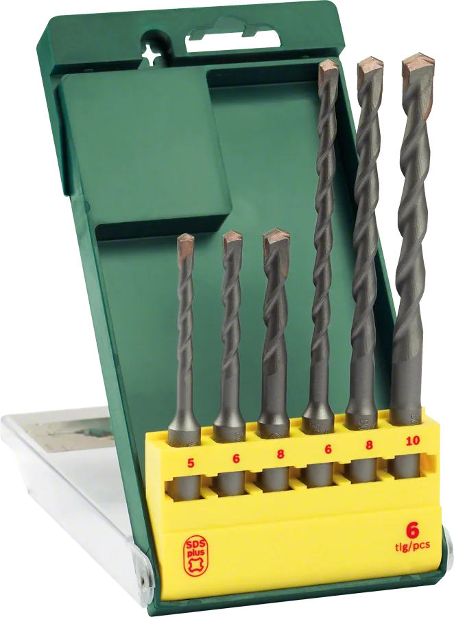 Bosch - SDS-Plus Kırıcı Delici Matkap Ucu Seti 6 Parça (5/6/8x110mm 6/8/10x160mm)