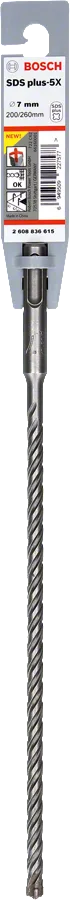 Bosch - SDS-Plus-5X Serisi Kırıcı Delici Matkap Ucu 7*260 mm