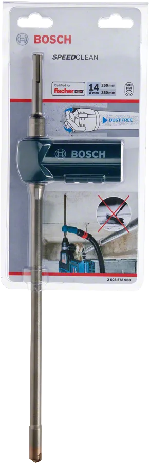 Bosch - SDS-Plus-9 Speed Clean Serisi Toz Atma Kanallı Kırıcı Delici Matkap Ucu 14*380 mm