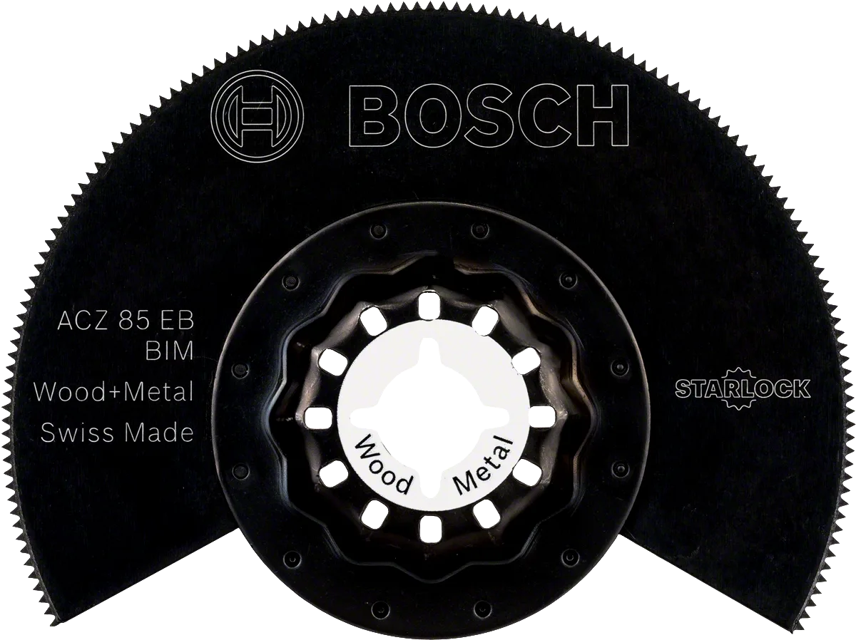 Bosch - Starlock - ACZ 85 EB - BIM Ahşap ve Metal İçin Segman Testere Bıçağı, Bombeli 10'lu