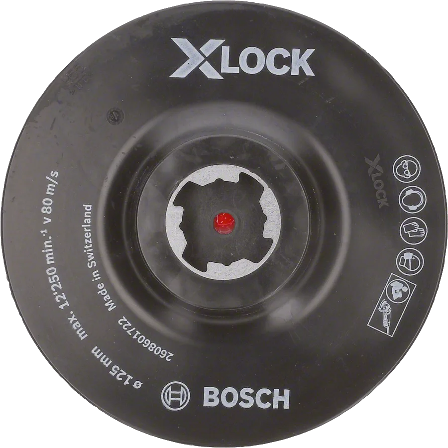 Bosch - X-LOCK - 125 mm M14 Kağıt Zımparalar için Taban