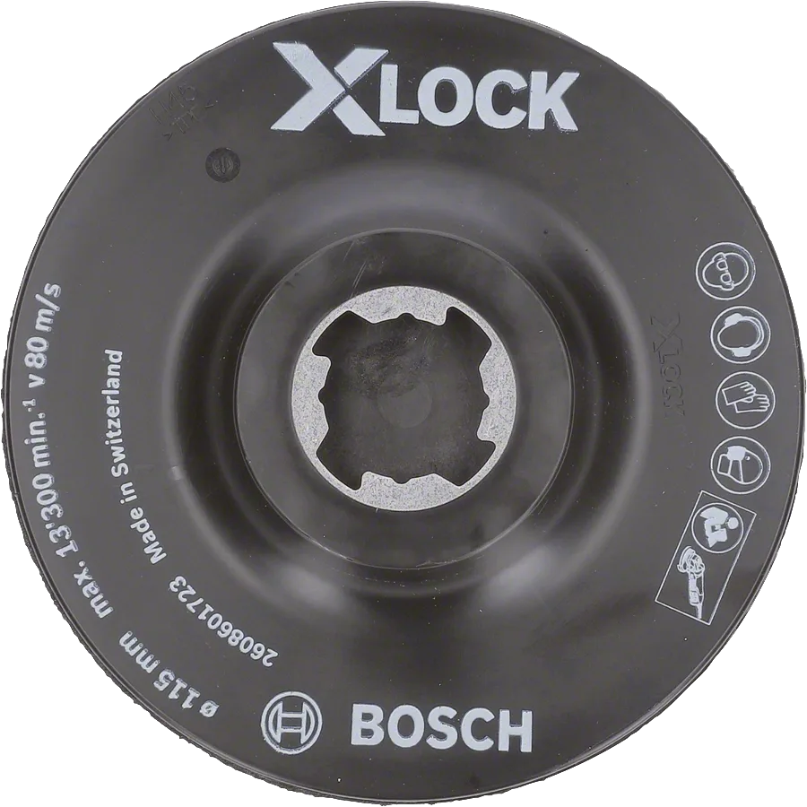 Bosch - X-LOCK - SCM Merkez Delikli Taban 115 mm