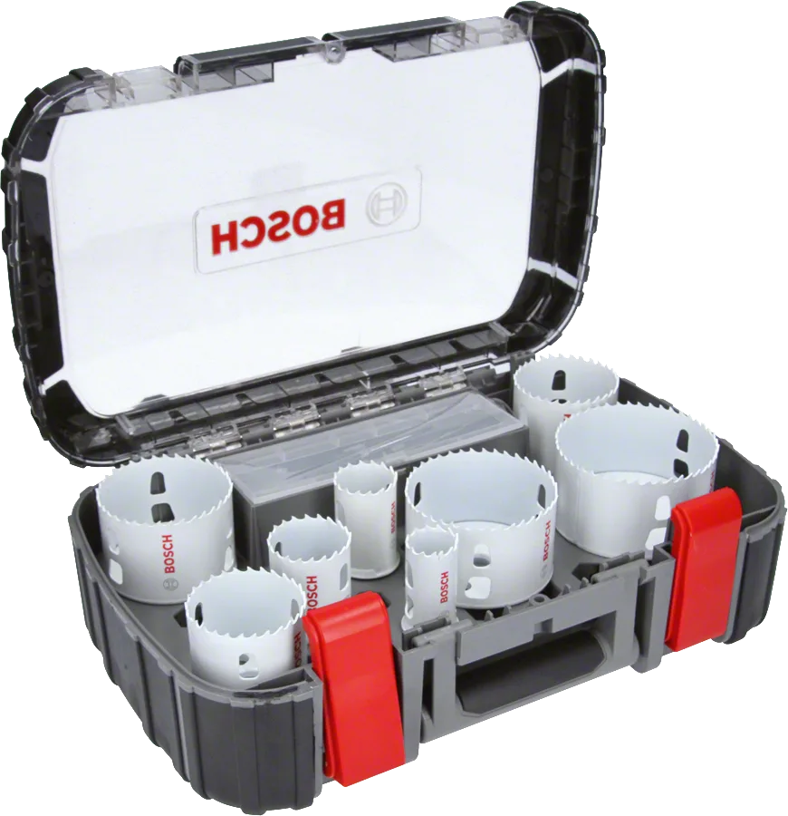 Bosch - Yeni Progressor Serisi Delik Açma Testeresi (Panç) Seti 11 Parça Ø 25-32-40-54-60-68-76-86 mm