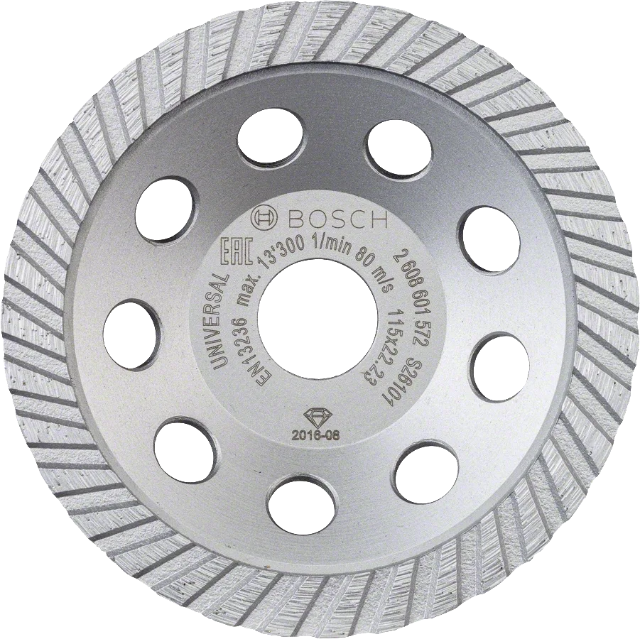 Bosch - Standart Seri Universal Turbo Elmas Çanak Disk 115 mm