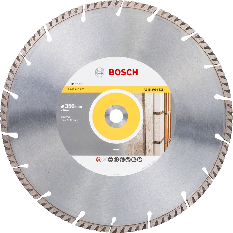 Bosch - Standard Seri Genel Yapı Malzemeleri ve Metal İçin Elmas Kesme Diski 350*20 mm