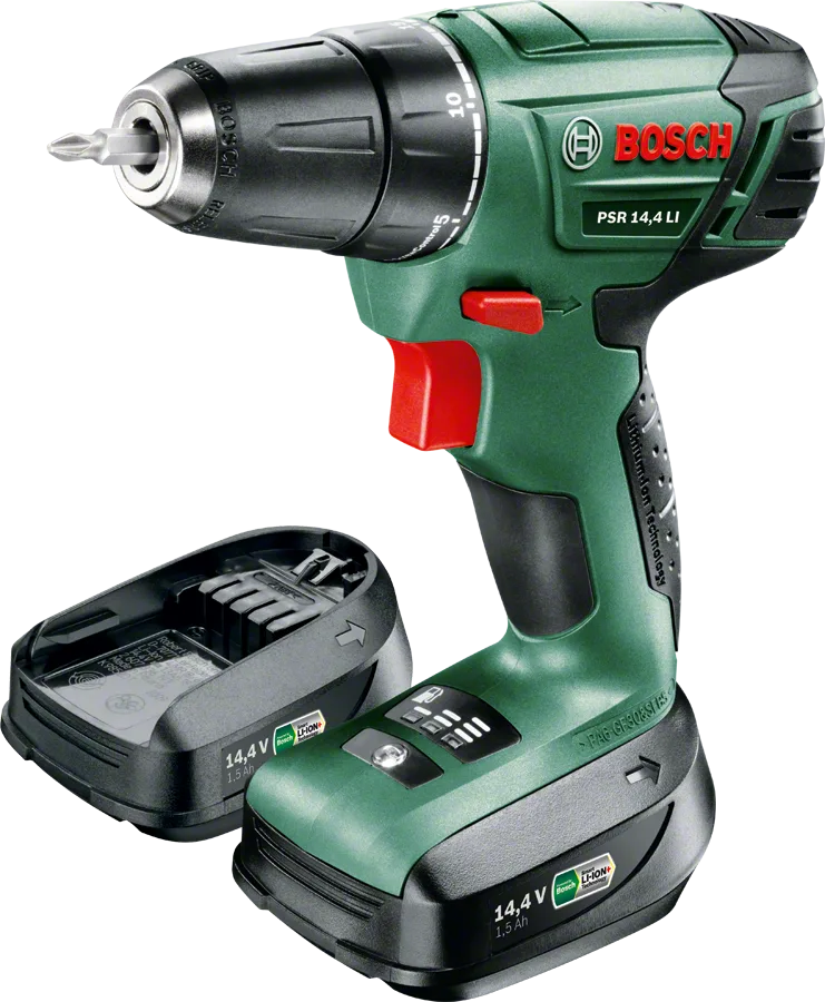 Bosch PSR 14,4 LI Akülü Vidalama Makinesi - 1,5 Ah Tek Akü