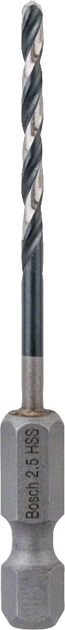 Bosch - Altıgen Şaftlı - Impact Control - HSS Metal Matkap Ucu 2,5*69mm